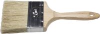 Кисть плоская STAYER "UNIVERSAL-LUX", светлая натуральная щетина, деревянная ручка, 100мм
