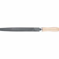 Напильник, 250 мм, плоский, деревянная ручка СИБРТЕХ