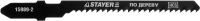 Полотна STAYER "PROFI" для эл/лобзика, HCS, по дереву, ДСП, фигур. рез, EU-хвост., шаг 2мм, 50мм, 2шт