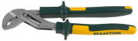 Клещи KRAFTOOL"KRAFT-MAX",переставные,Cr-Mo,маслобензост двухкомп рукоятки,шарнирное соединение с повыш износост,250мм