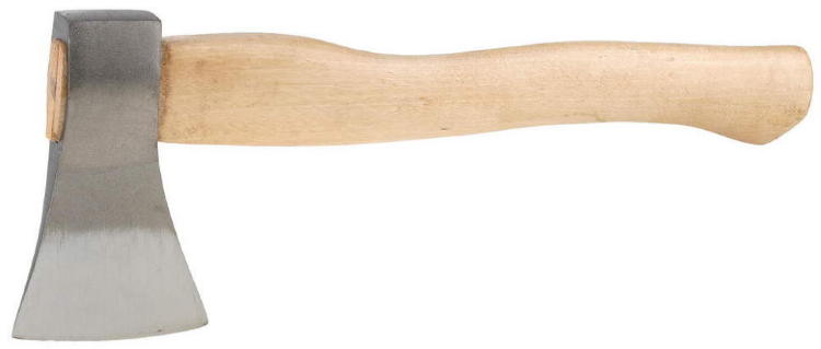 Топор ЗУБР "МАСТЕР" кованый с деревянной рукояткой, 1,0кг (голова-0,8кг)