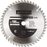 Диск пильный STAYER MASTER "SUPER-Line" по дереву, 190х16мм, 48Т