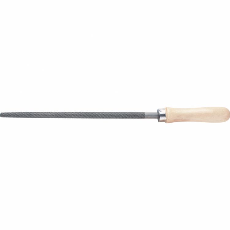 Напильник, 300 мм, круглый, деревянная ручка СИБРТЕХ