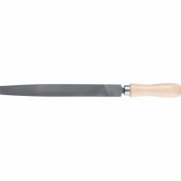 Напильник, 300 мм, плоский, деревянная ручка СИБРТЕХ