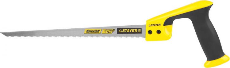 Ножовка STAYER "PROFI" SPECIAL выкружная, закаленный зуб 11 TPI (2,3 мм), 300мм