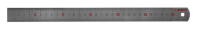 Линейка ЗУБР "ЭКСПЕРТ" нержавеющая, двусторонняя, непрерывная шкала 1/2мм / 1мм, двухцветная, длина 0,3м, толщина 0,7мм