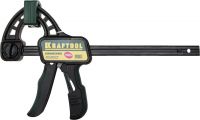 Струбцина KRAFTOOL "EXPERT" "EcoKraft" ручная пистолетная, пластиковый корпус, 150/350мм, 150кгс