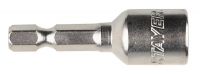 Бита STAYER с торцовой головкой, магнитная, Cr-V, тип хвостовика - E 1/4", 10х50мм, 5шт