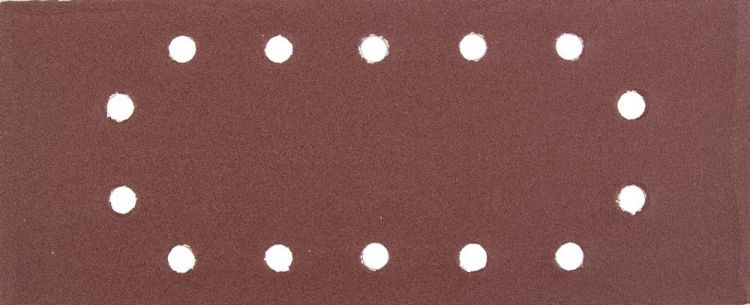 Лист шлифовальный универсальный STAYER "MASTER" на зажимах, 14 отверстий по периметру, для ПШМ, Р320, 115х280мм, 5шт